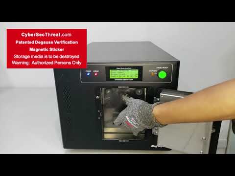 Patented Degauss Verification Magnetic Sticker