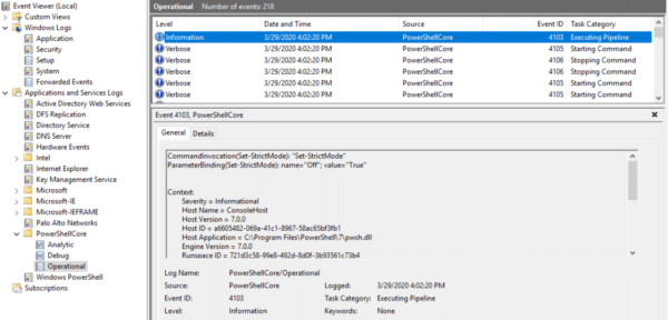 PowerShell Core Logging - CyberSecThreat