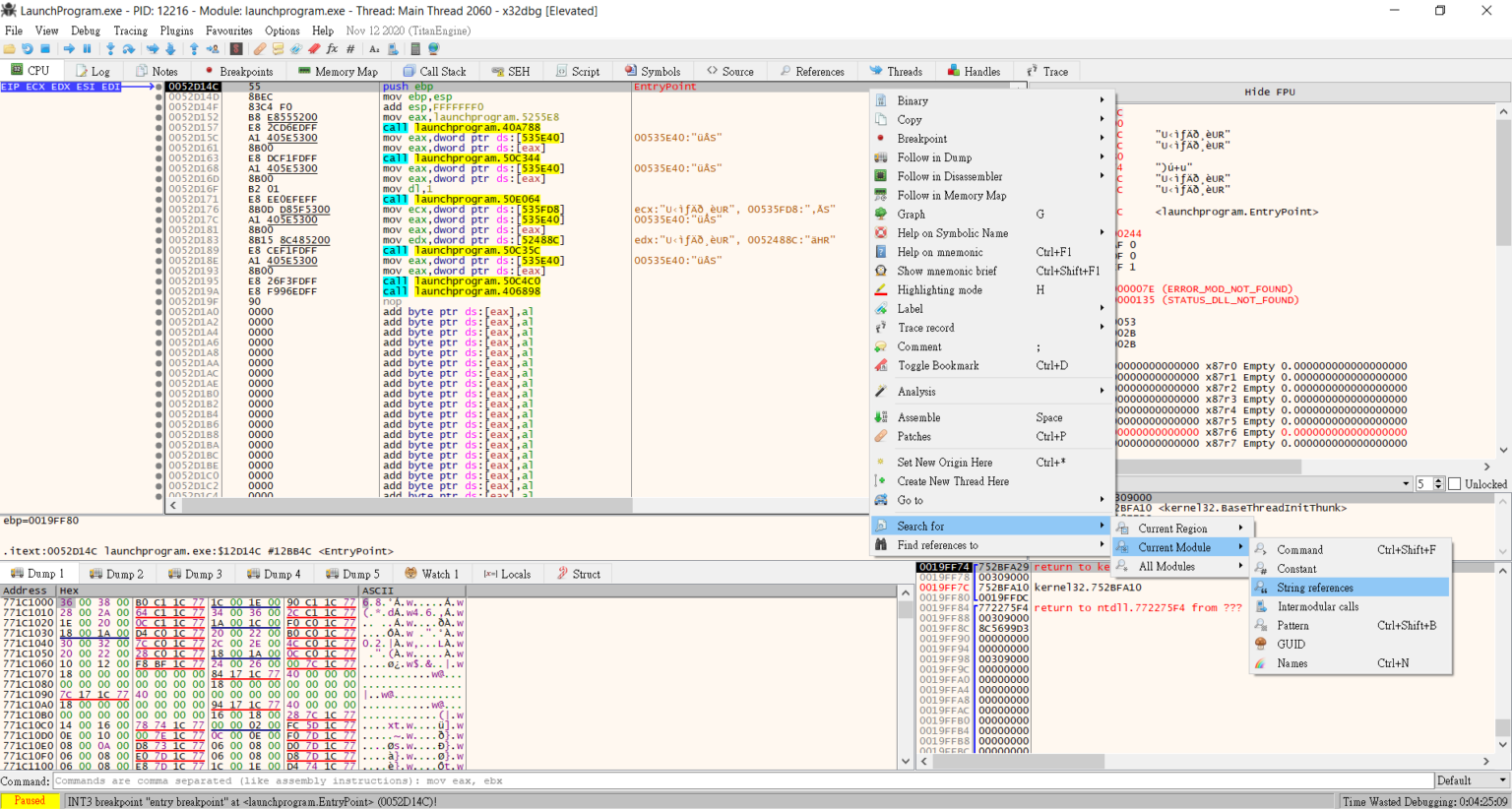 Retrieve password from exe(3) - CyberSecThreat