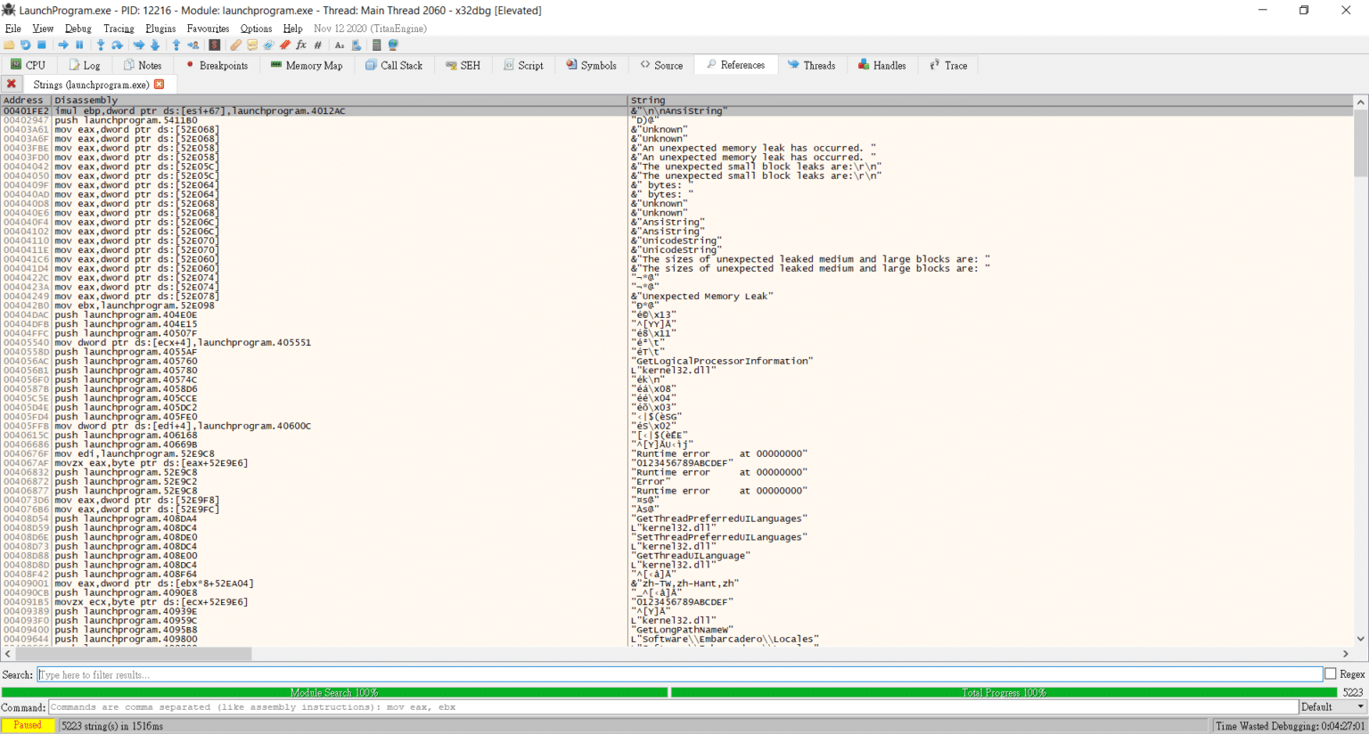 Retrieve password from exe(3) - CyberSecThreat